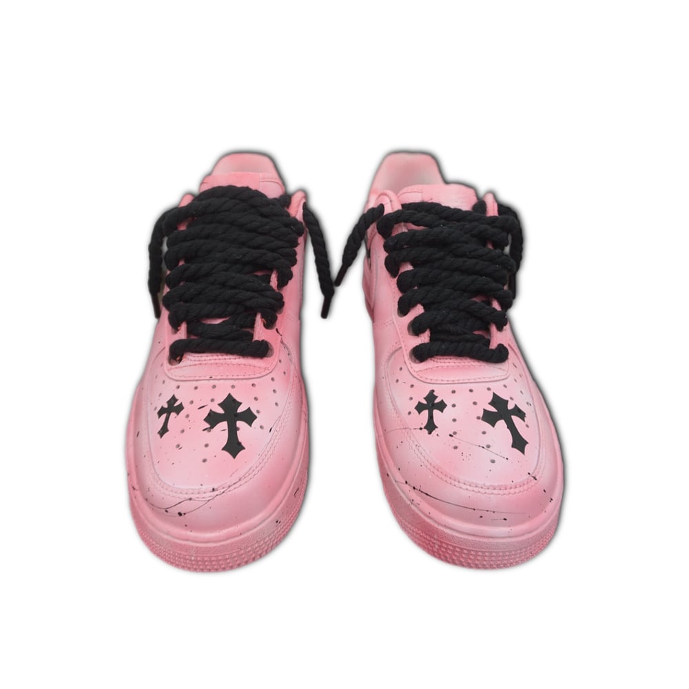 Men’s Pink Cross Af1