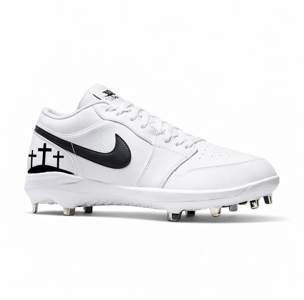 Men’s Jordan 1 Low “GOD DID” Cleats