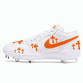 Men’s Air Jordan 1 Low “CHROME” Cleats Orange