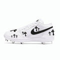 Men’s Jordan 1 Low “CHROME” Cleats Black