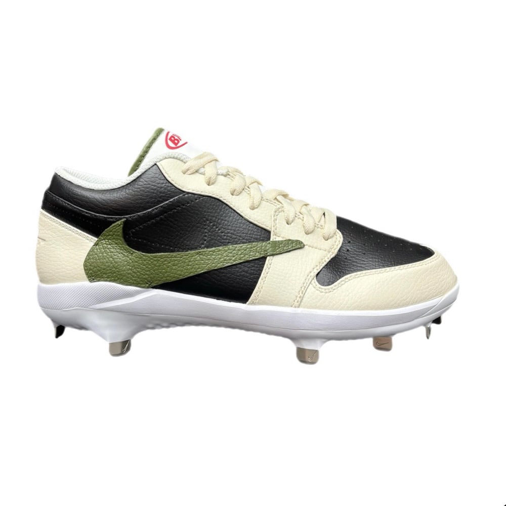 Men’s Jordan 1 Low “ TRAVIS SCOTT OLIVE GREEN” Cleats