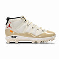 Men’s Jordan 11 “CREAM OFF WHITE” Cleats