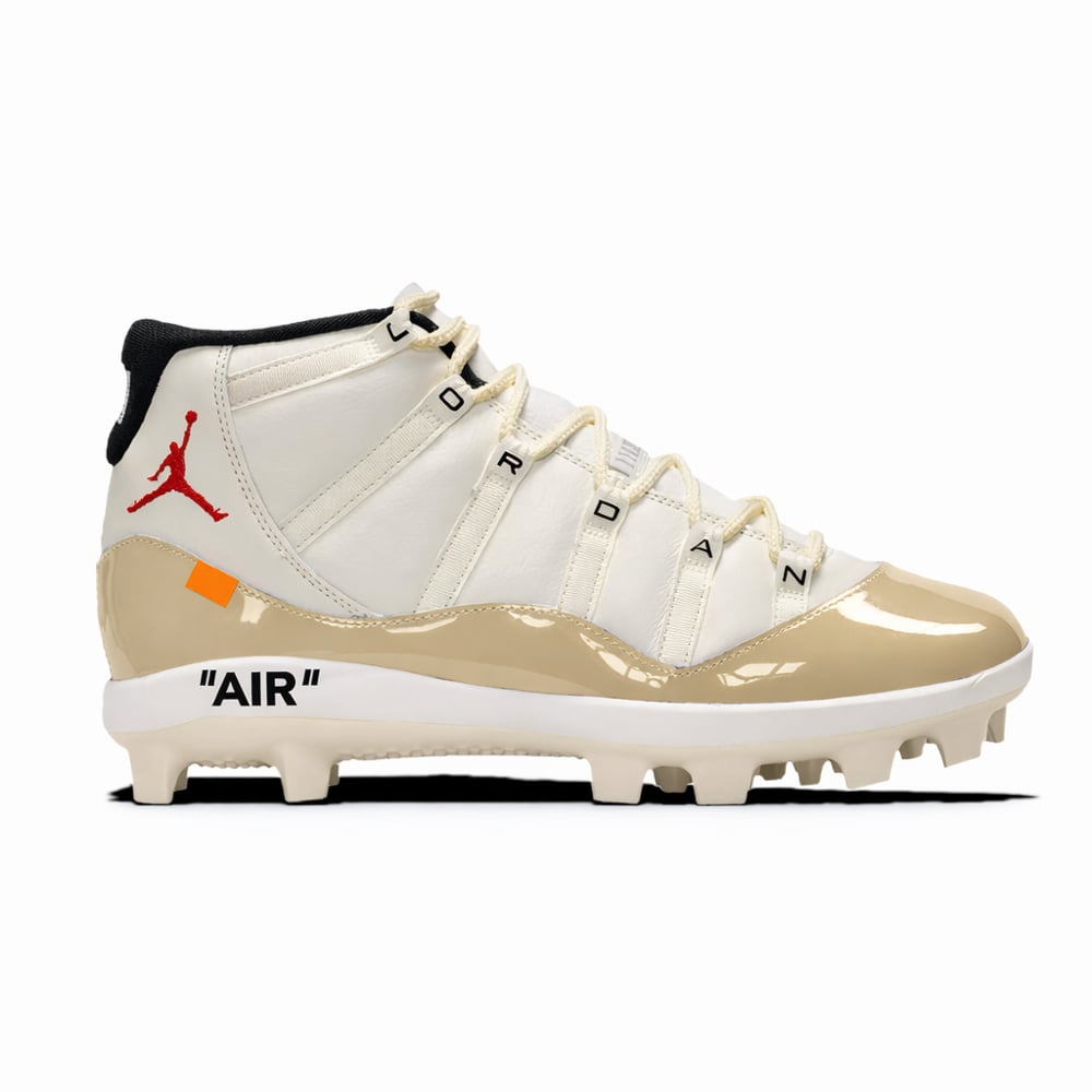 Men’s Jordan 11 “CREAM OFF WHITE” Cleats
